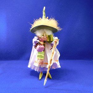 Patience Brewster Krinkles Raggedy Witch w Baby Dragons Figurine Dept 56 retired